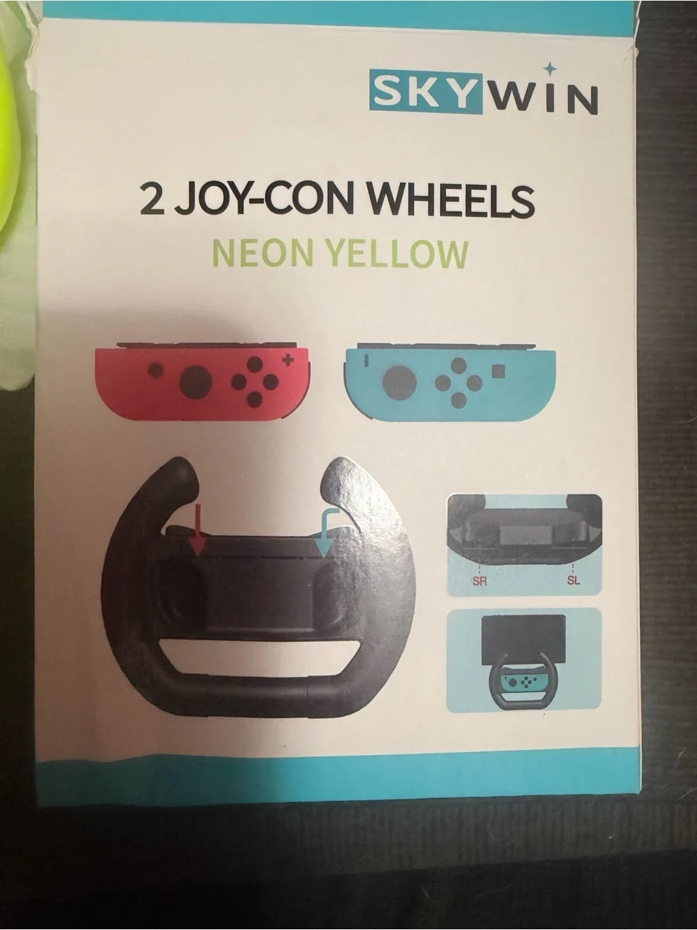 Skywin 2 Neon Yellow Joy-Con Wheels